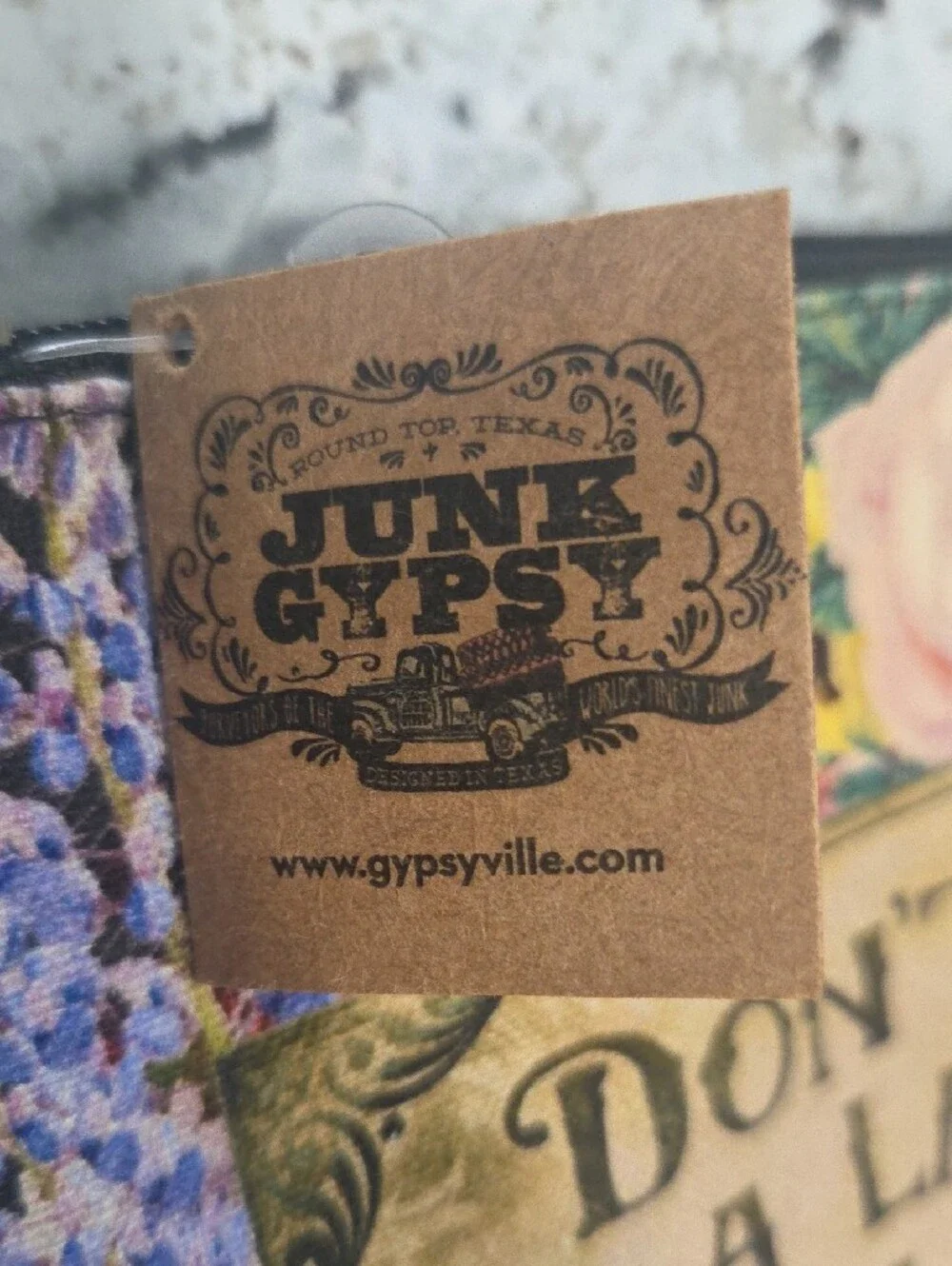 JUNK GYPSY (DONT BE A LADY BE A LEGEND ) POUCH